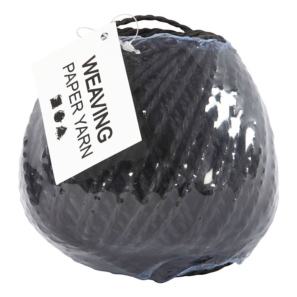 Creativ Company Papiergarn schwarz, 40 m