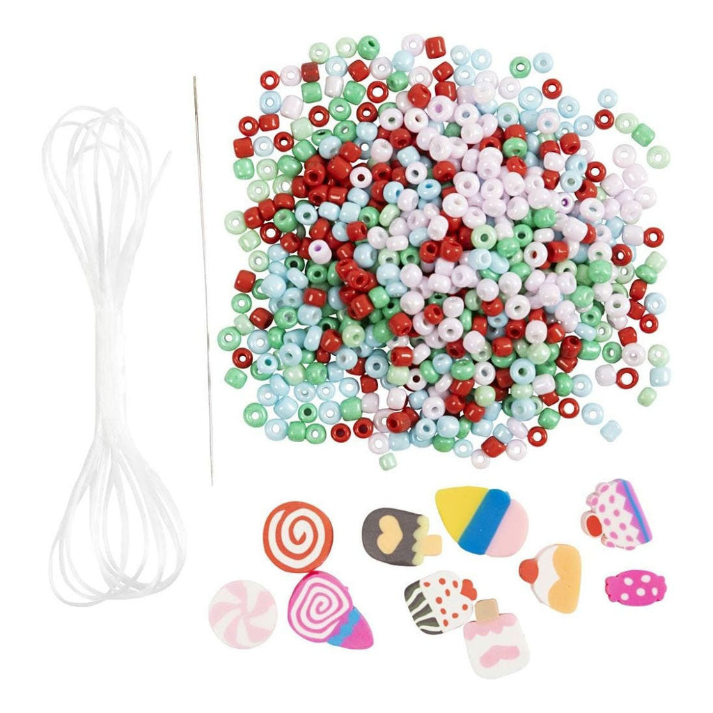Creativ company http: www.cchobby.nl mini-hobbyset-sieraden-elastische-armband-en-ring-1-doos