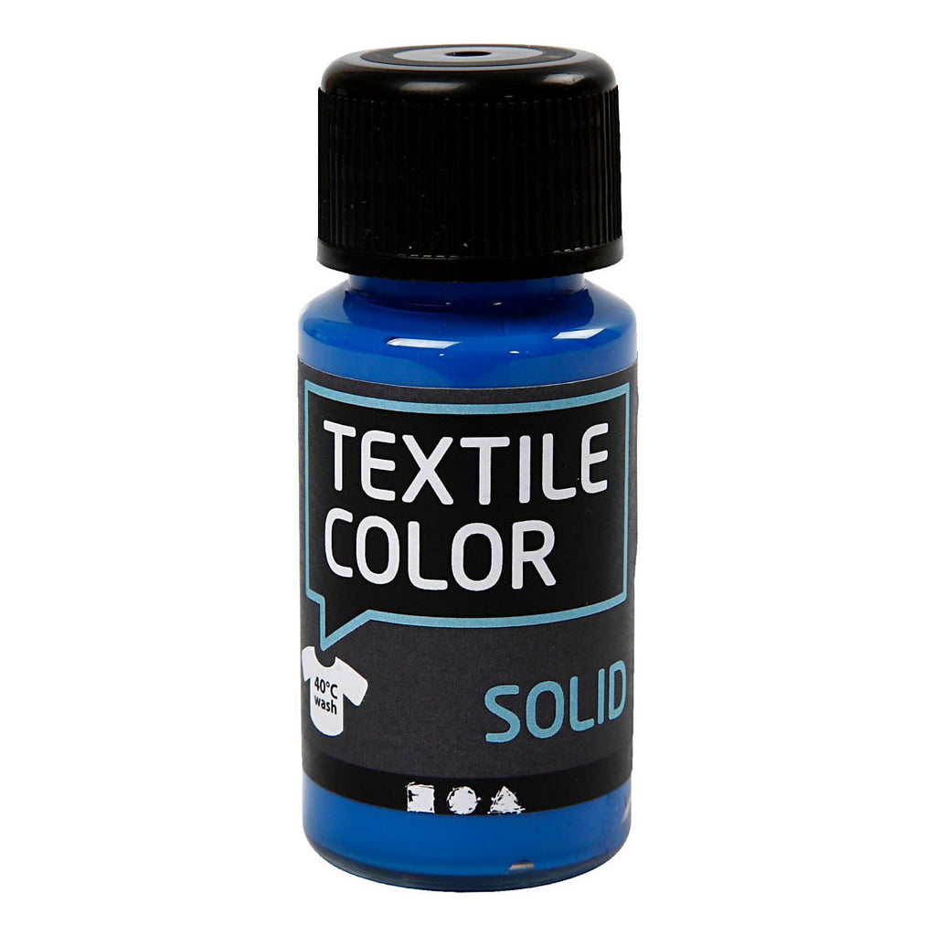 Kreativfirma Textilfarbe Deckung Textilfarbe - Brillantblau, 50 ml