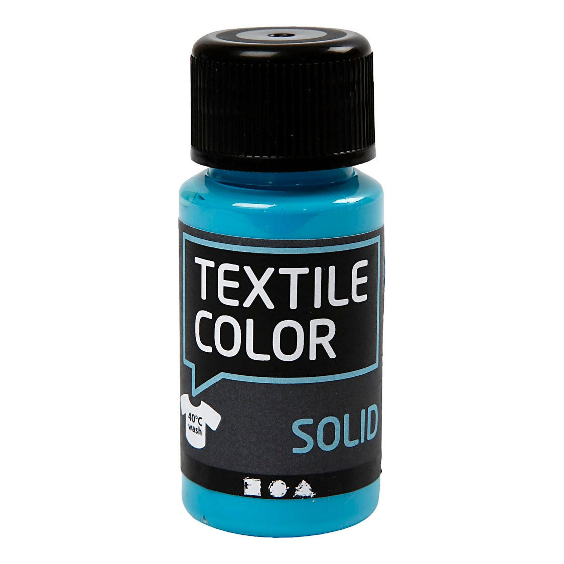 Creativ Company Textilfarbe, deckend – Türkisblau, 50 ml