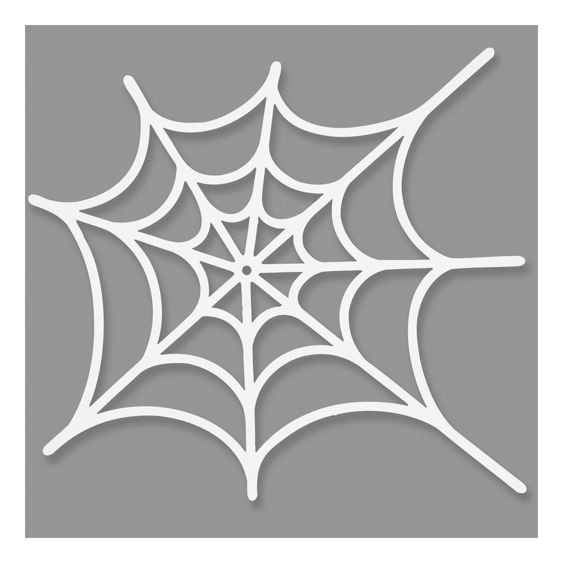 Spinnennetz-Deko von Creativ Company, Größe 19 x 21 cm, 230 g, weiß, 16 Stück pro Packung