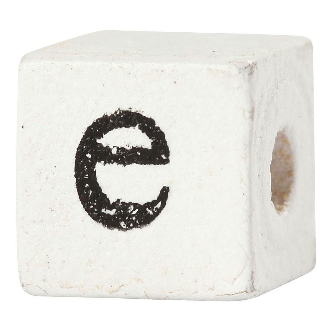 Creativ Company Buchstabenperlen weiß a-z, 92 Stück.