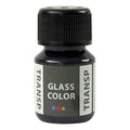 Creativ Company Glasfarbe, transparent, schwarz, 30 ml