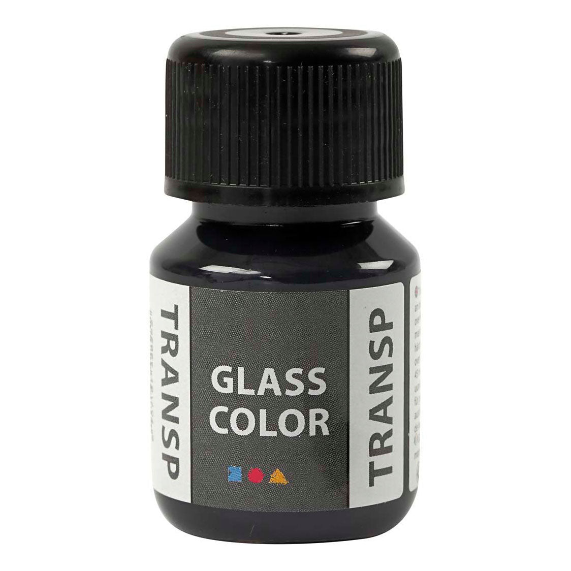 Creativ Company Glasfarbe, transparent, schwarz, 30 ml
