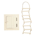 Creativ Company Mini-Dachbodenluke aus Holz und Strickleiter