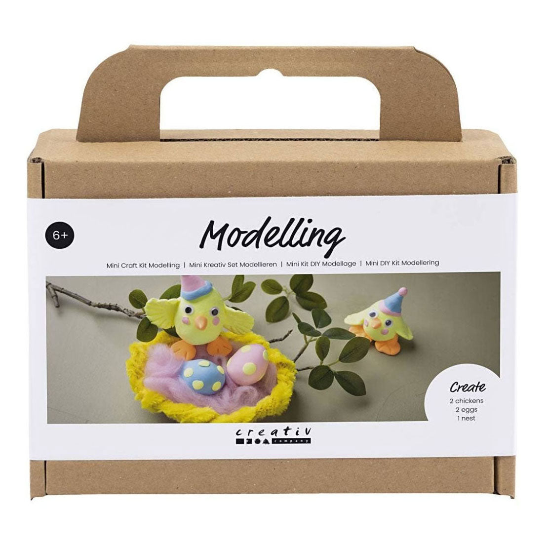 Creativ Company Mini-Hobbyset zum Modellieren von Ostern