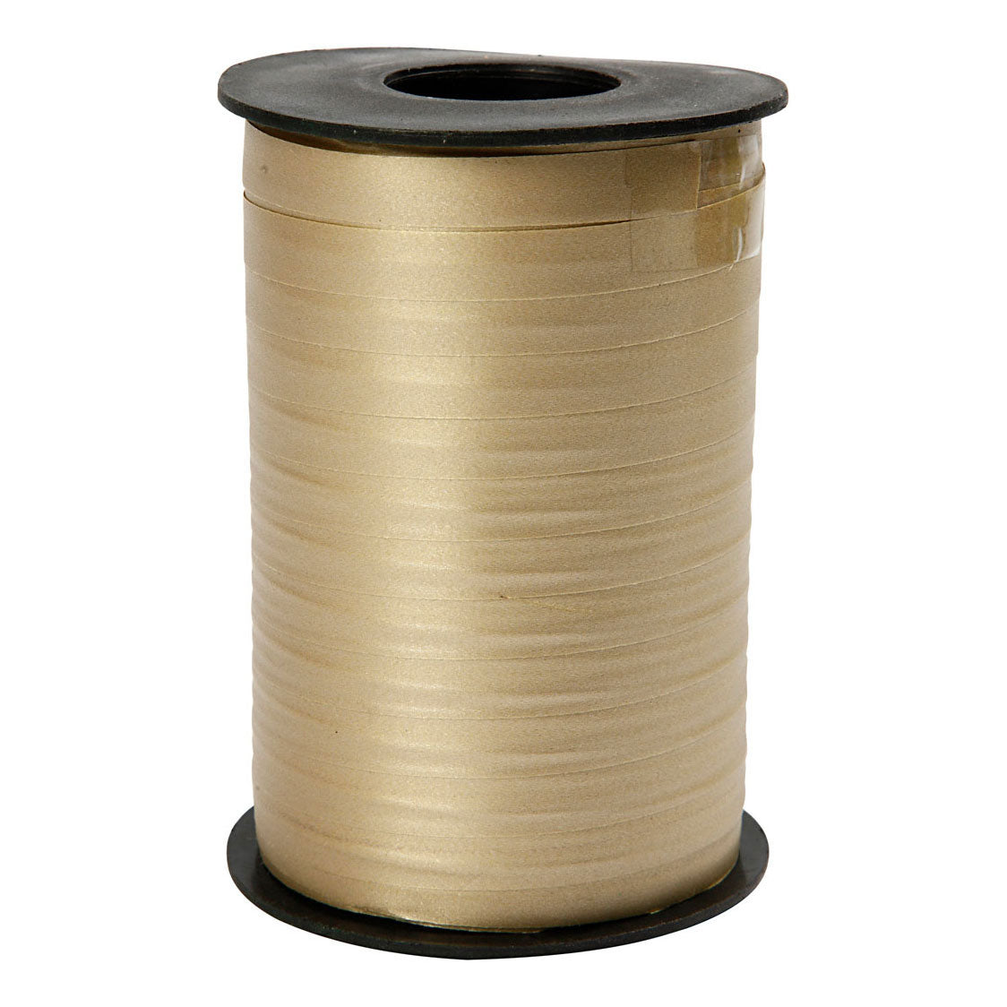 Geschenkband der Firma Creativ, Breite: 10 mm, matt, goldfarben, 250 m (1 Rolle)