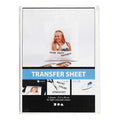 Creativ company transfer vellen, vel 21,5x28 cm, voor licht textiel, transparant, 5 vel 1 doos