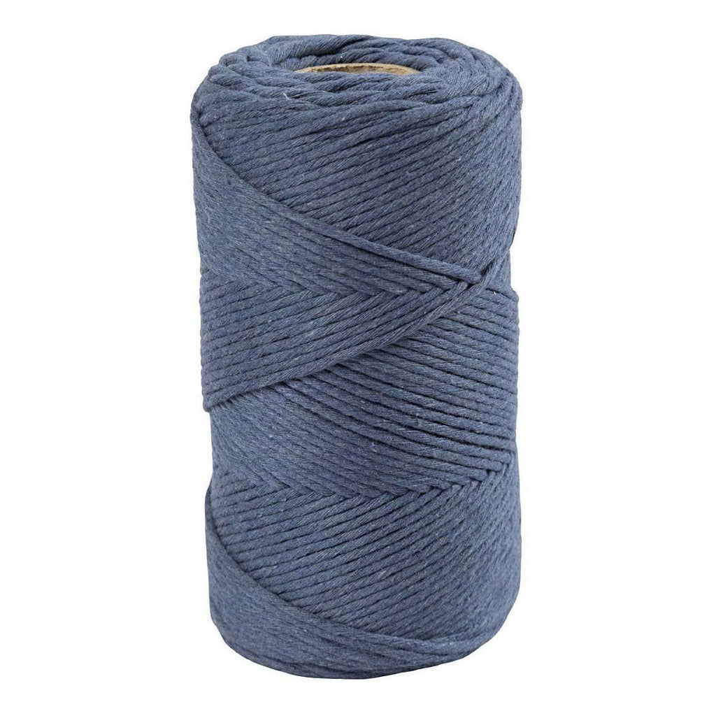 Creativ company macrame koord - blauw, 198m
