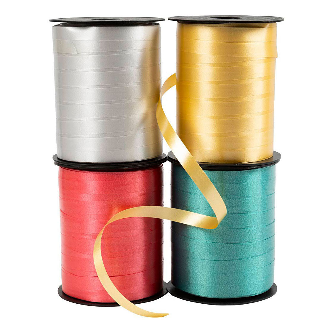 Creativ Company Giftin Gold Grün Rot Silber, 4x250m
