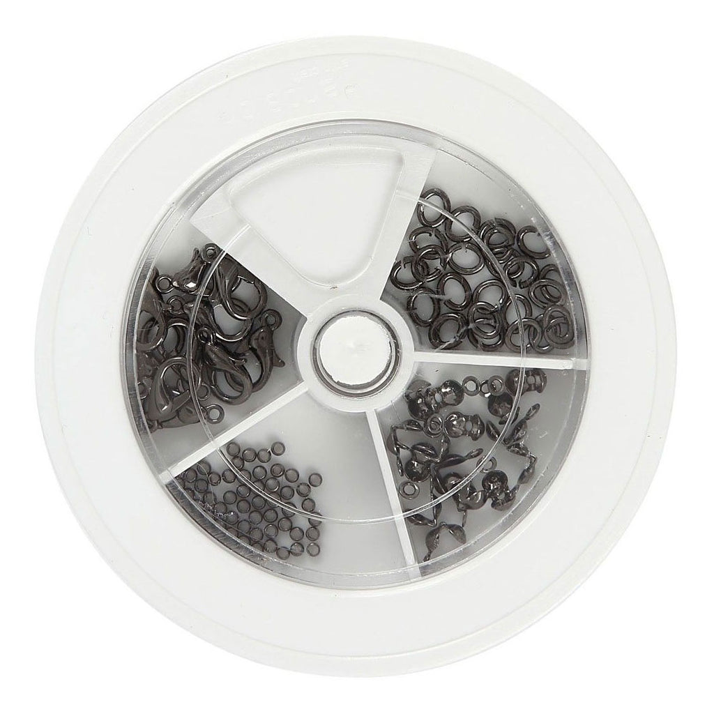 Creativ Company Schmuck Starterset Dunkelmetallicgrau