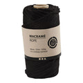 Creativ Company Makramee-Kordel, schwarz, 55 m