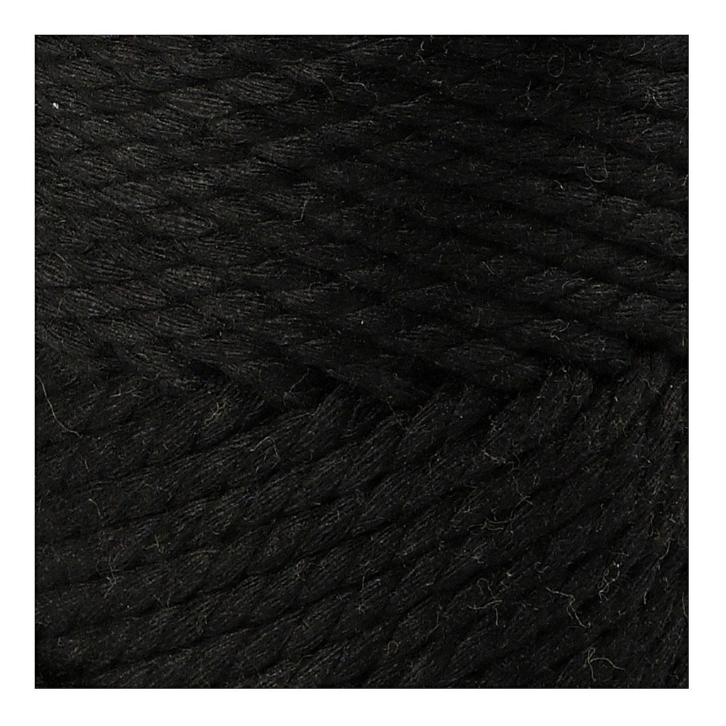 Creativ Company Makramee-Kordel, schwarz, 55 m