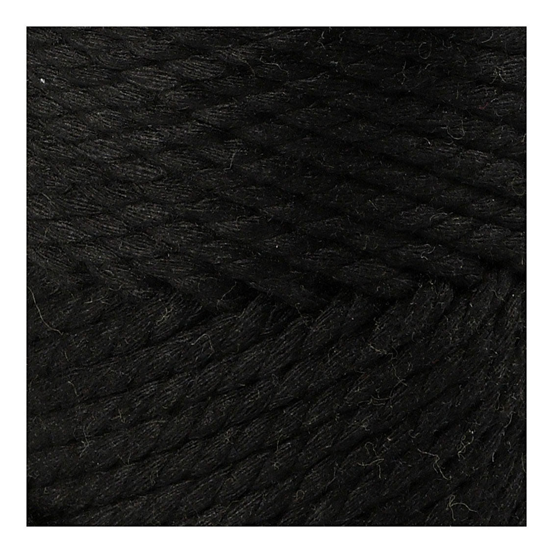 Creativ Company Makramee-Kordel, schwarz, 55 m