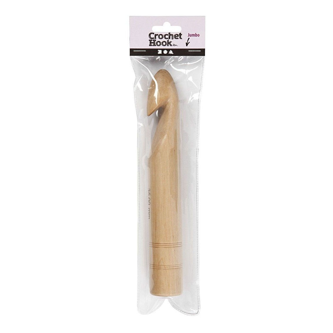 Creativ Company Häkelnadel aus Holz, 35 cm