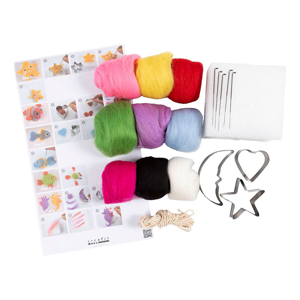 Creativ Company Hobbyset Nadelfilz-Meerestiere