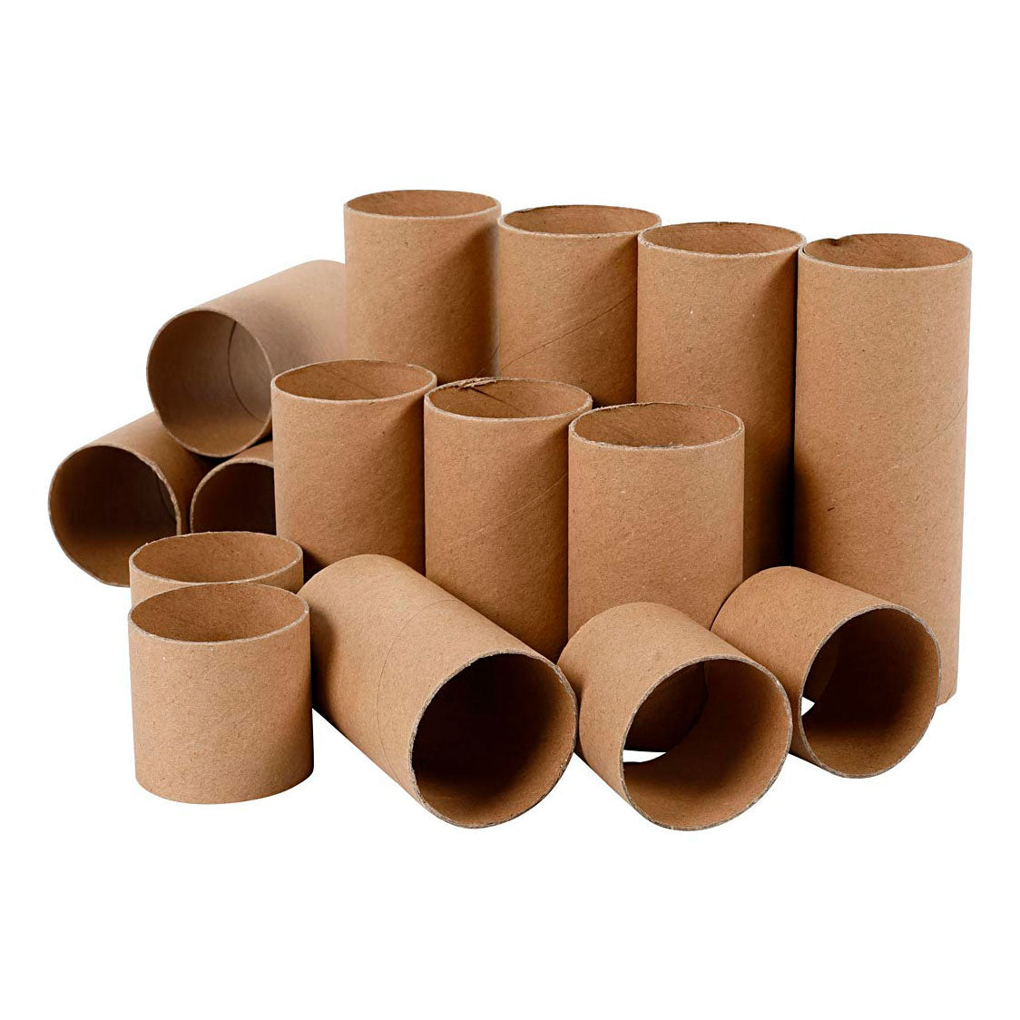 Creativ Company Kartonrollen, l: 4,7 + 9,3 + 14 cm, 60 Stück pro Karton