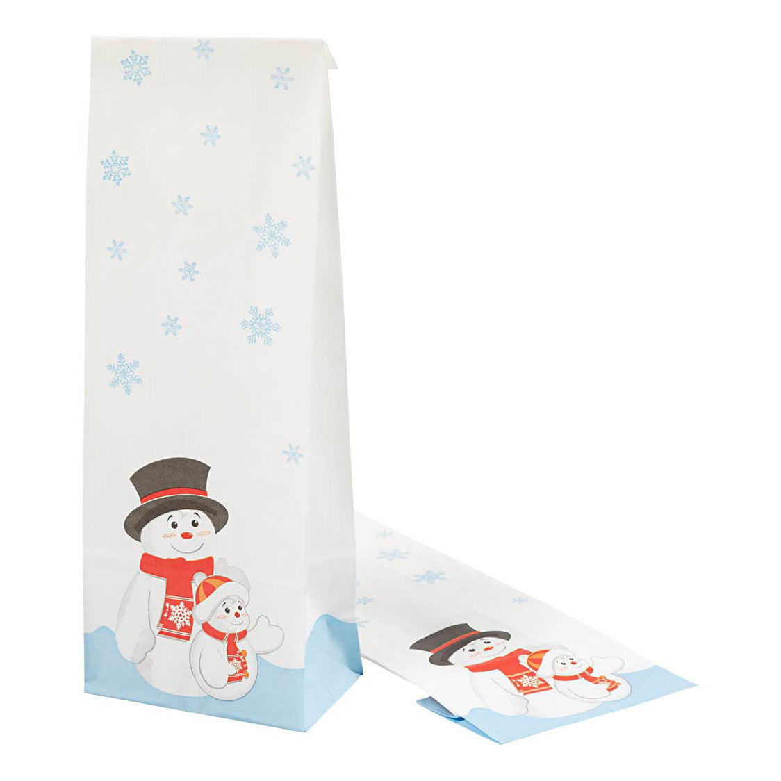 Papiertüte der Firma Creativ mit Weihnachtsmotiv, 100 Stück.