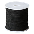 Creativ company polyester koord zwart 1 mm, 50m