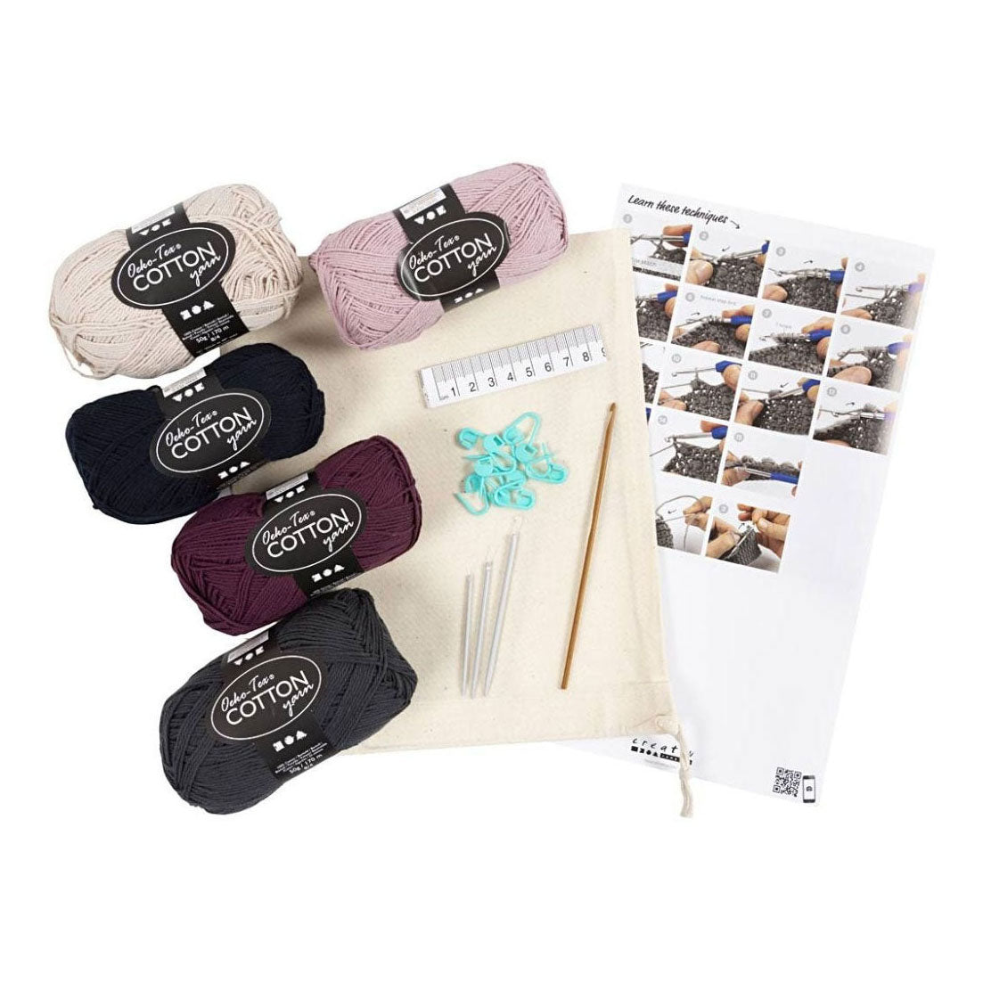 Creativ Company Starter-Hobbyset Häkeln