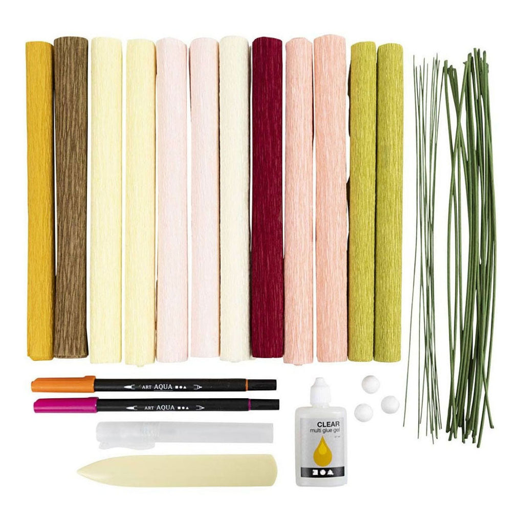 Creativ Company Hobbyset Krepppapier-Blumenstrauß