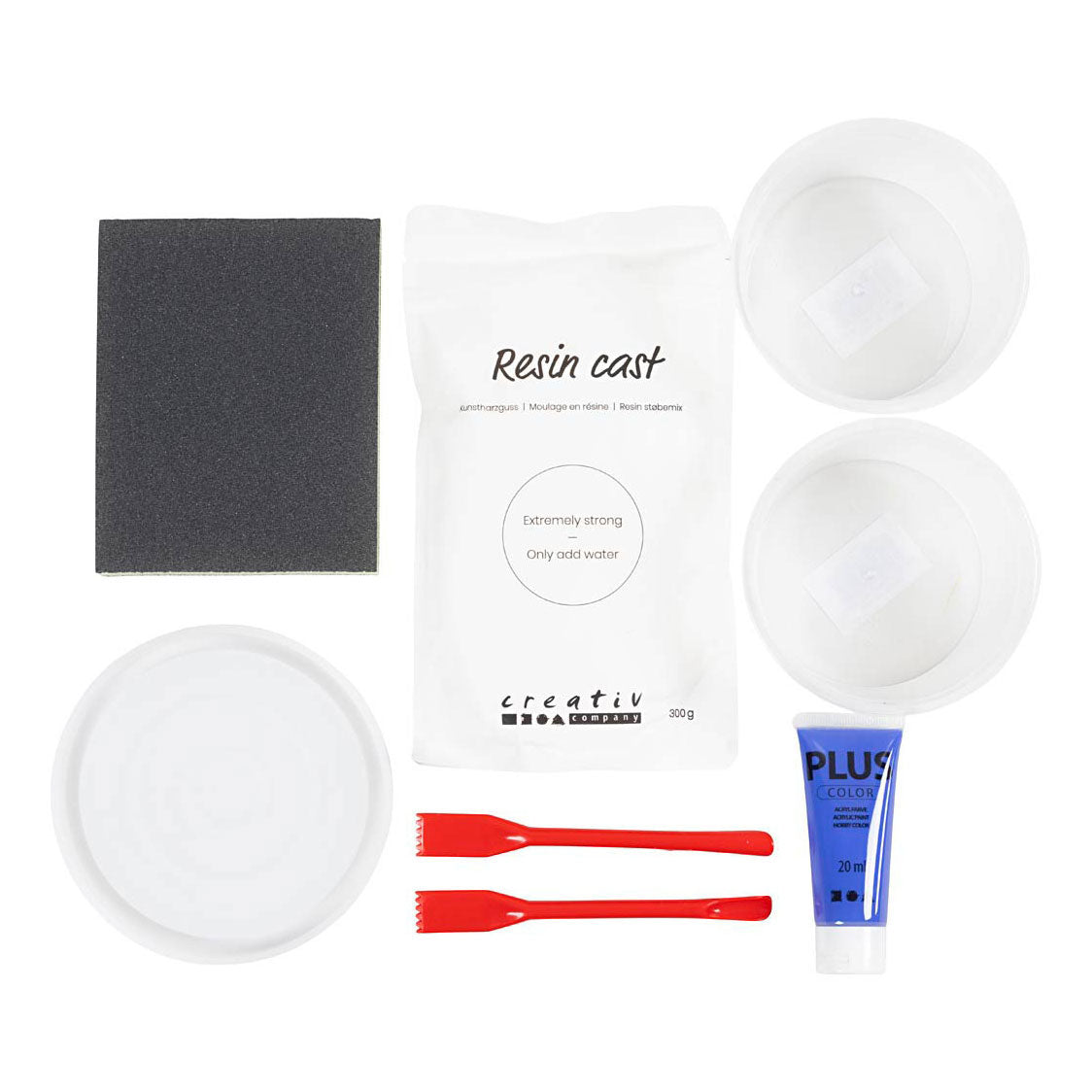 Kreativfirma Hobbyset Resin Casting mit der Marmore-Effekt-Schuppe,