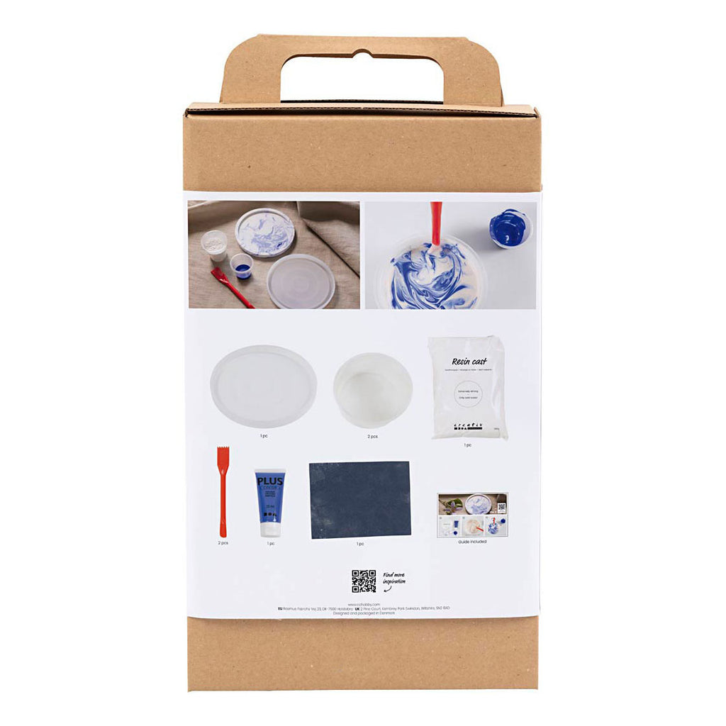 Kreativfirma Hobbyset Resin Casting mit der Marmore-Effekt-Schuppe,