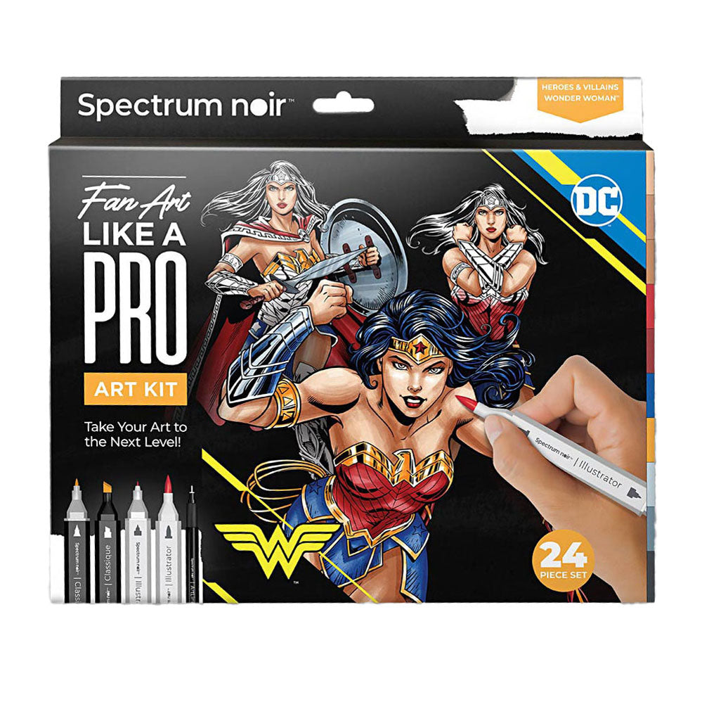 Creativ Company Hobbyset Illustration Comic-Helden Wonder Woman Malset