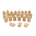 Creativ company papier-mache huis hanger, 24st.