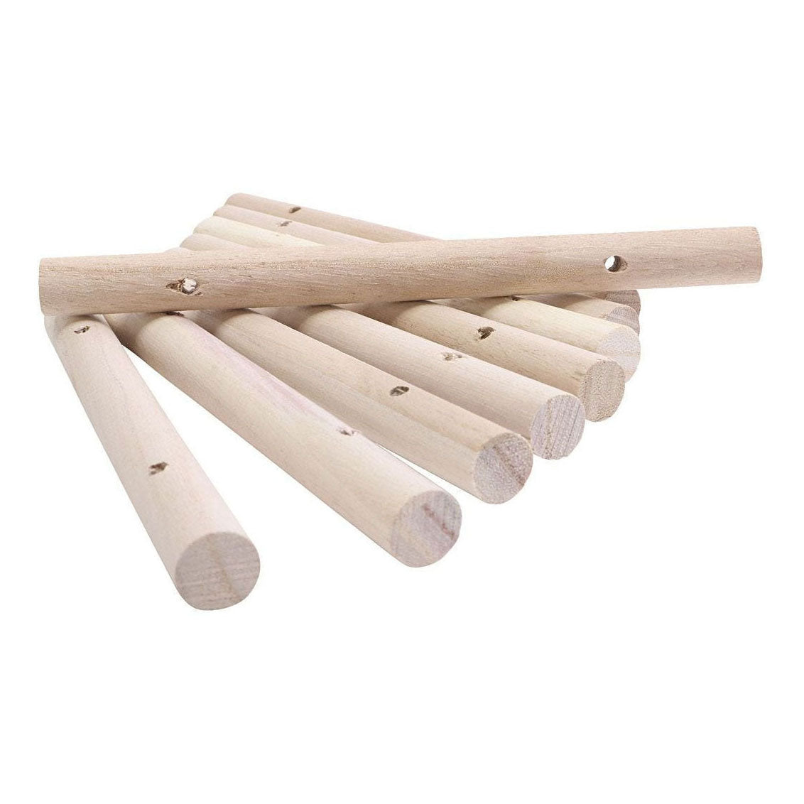 Creativ Company Holzstäbe für Untersetzer, 108 Stück.