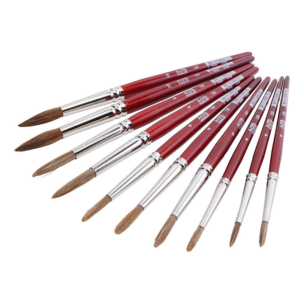 Creativ Company Aquarellpinsel, 10 Stück.