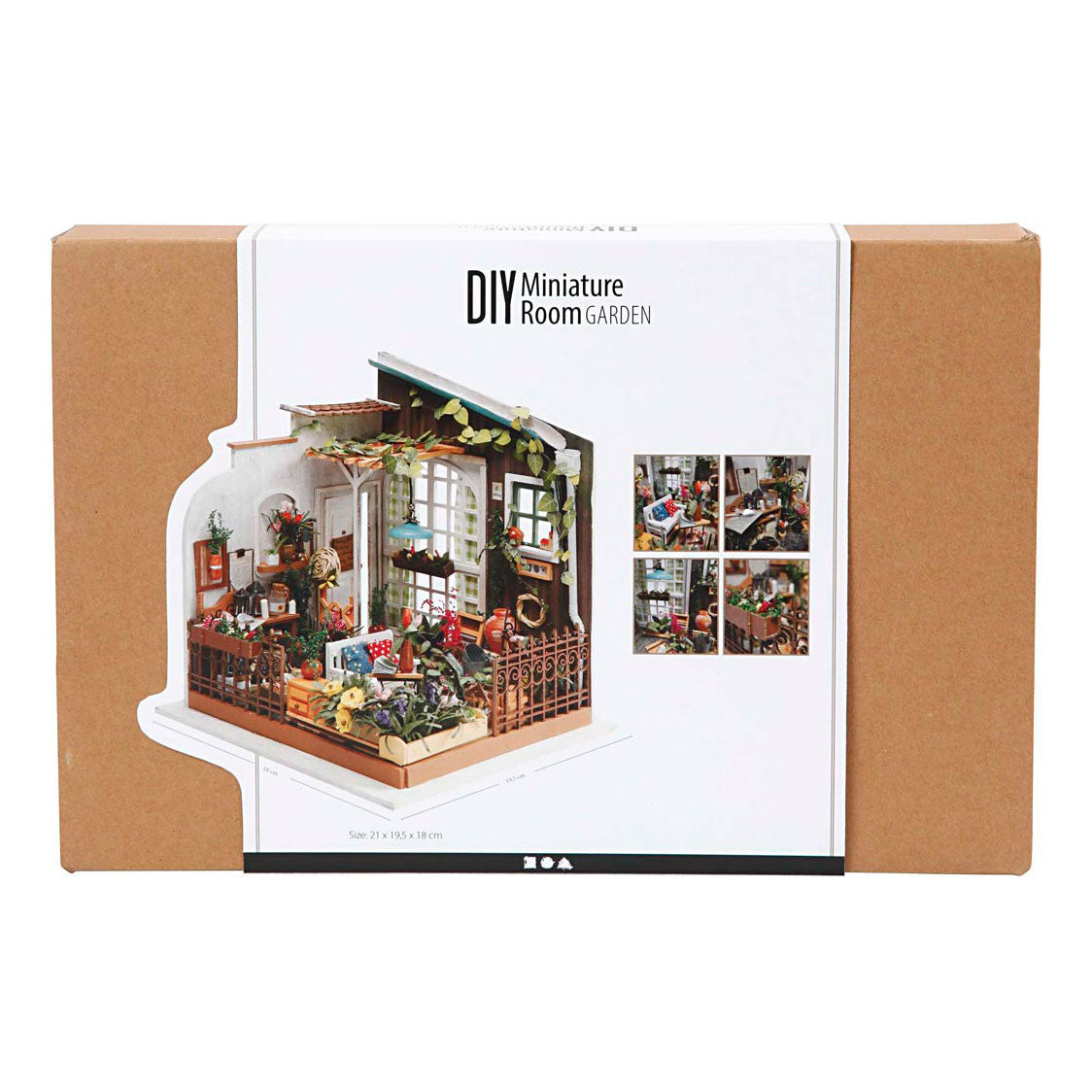 Creativ Company DIY Miniatur-Zimmergarten-Bastelset