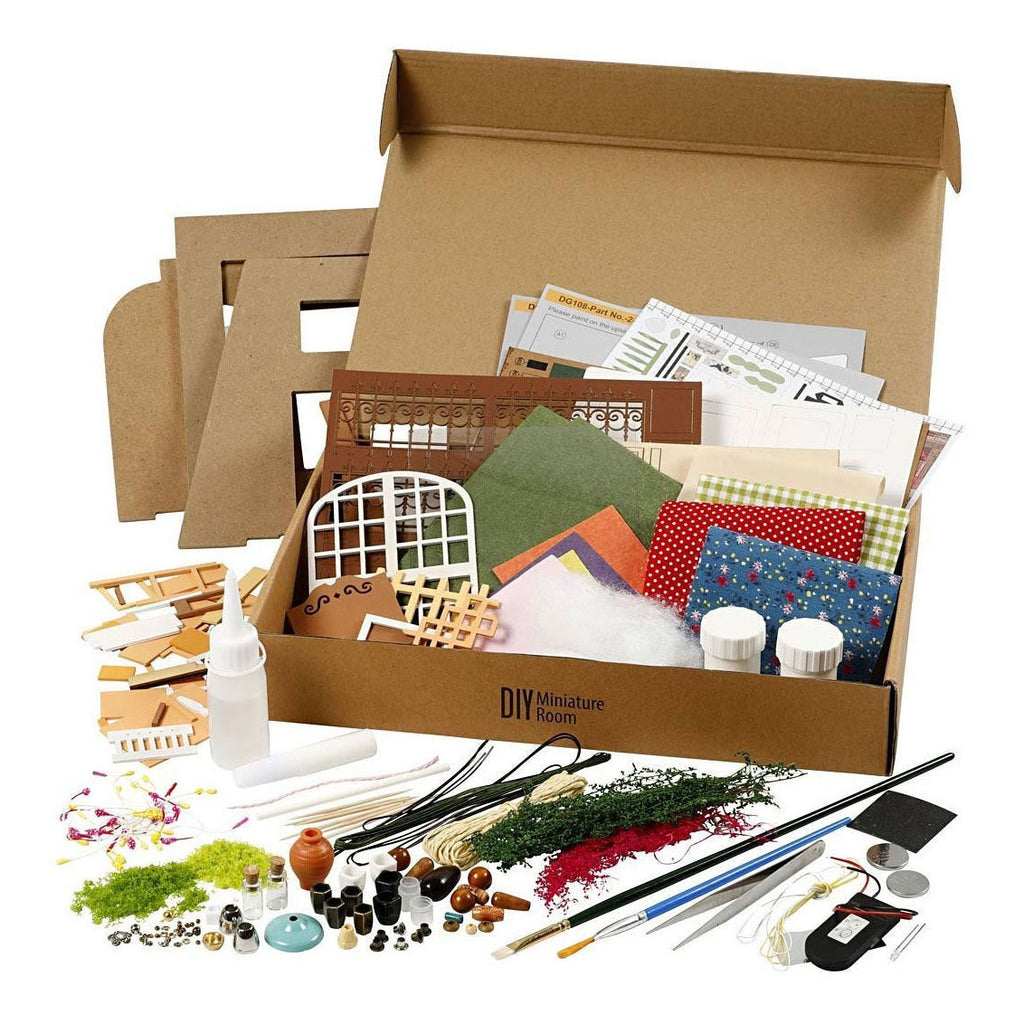 Creativ Company DIY Miniatur-Zimmergarten-Bastelset