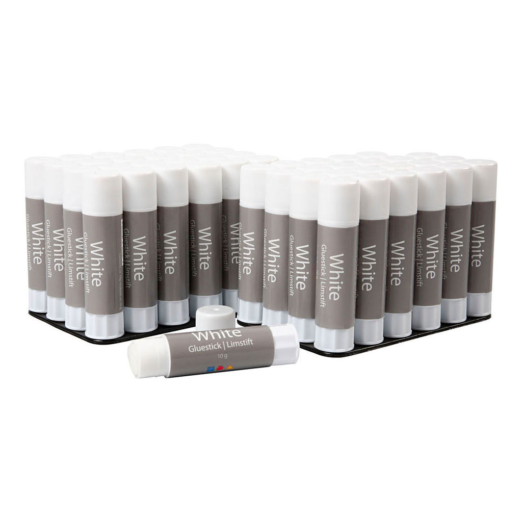 Creativ company witte lijmstift, 48st.