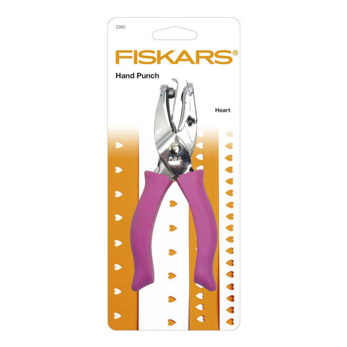 Creativ Company Fiskars Handlocher, Herz, Lochgröße 5 mm, 1 Stück