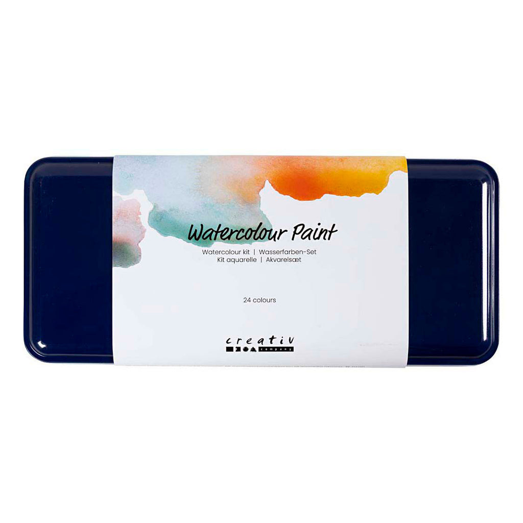 Colortime aquarelset diverse kleuren - 24 kleuren