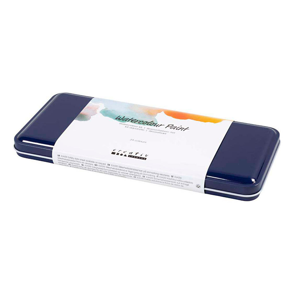 Colortime aquarelset diverse kleuren - 24 kleuren