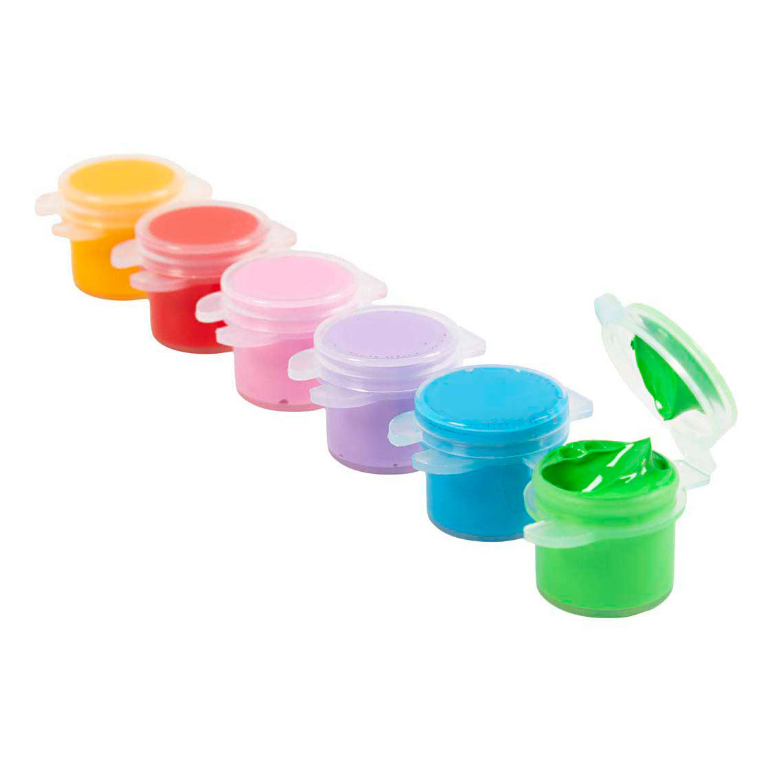 Creativ Company Plus Acrylfarbe bunt - 6x5ml.