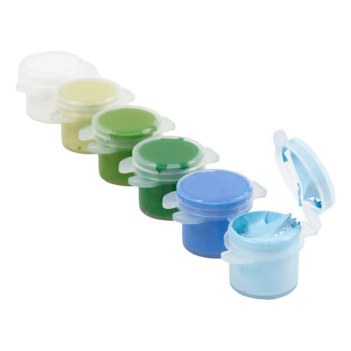 Creativ Company Plus Acrylfarbe Blau und Grün Harmonie - 6x5ml.
