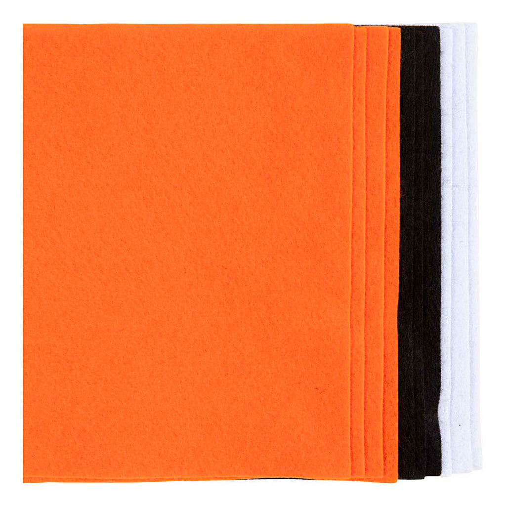 Creativ Company Hobbyfelt A4 Dicke 2 mm Herbstfarben - 10 Stück.