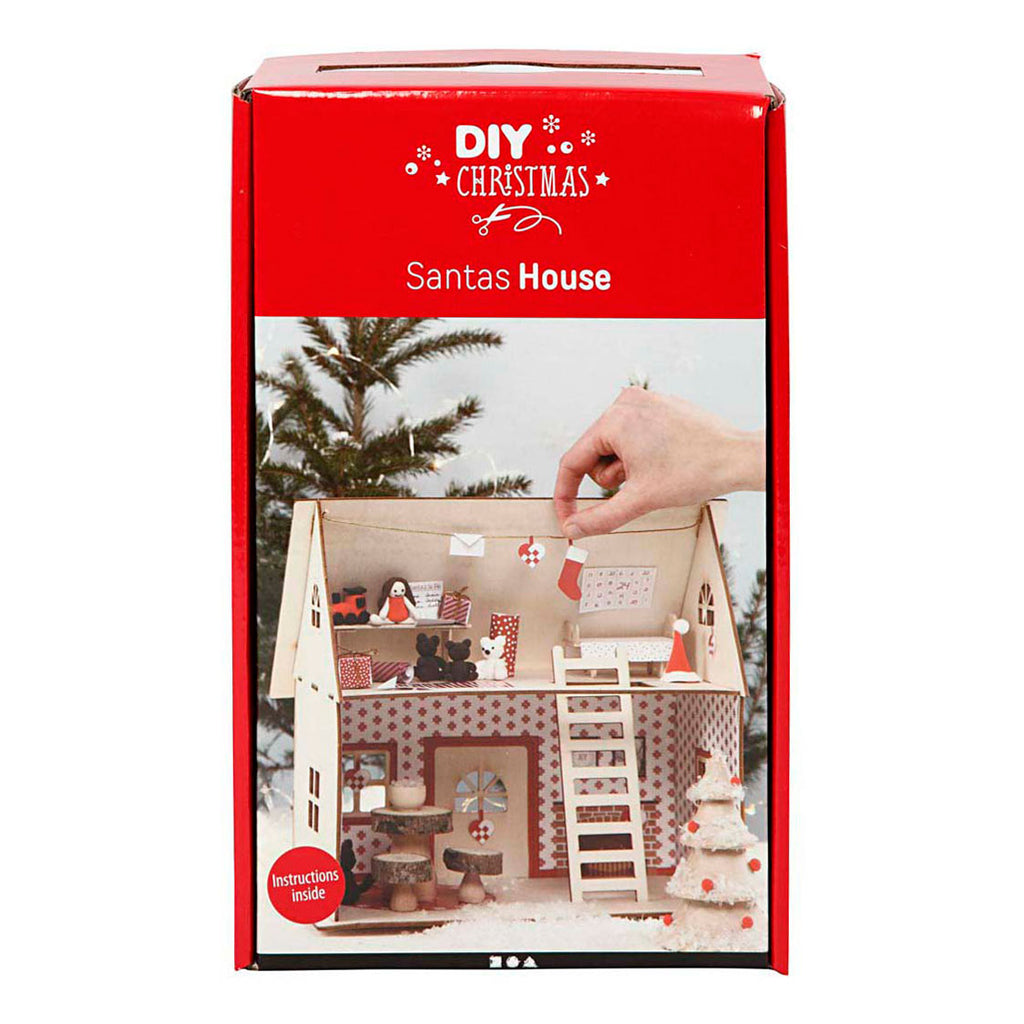 Creativ Company Hobbyset Weihnachtsmannhaus