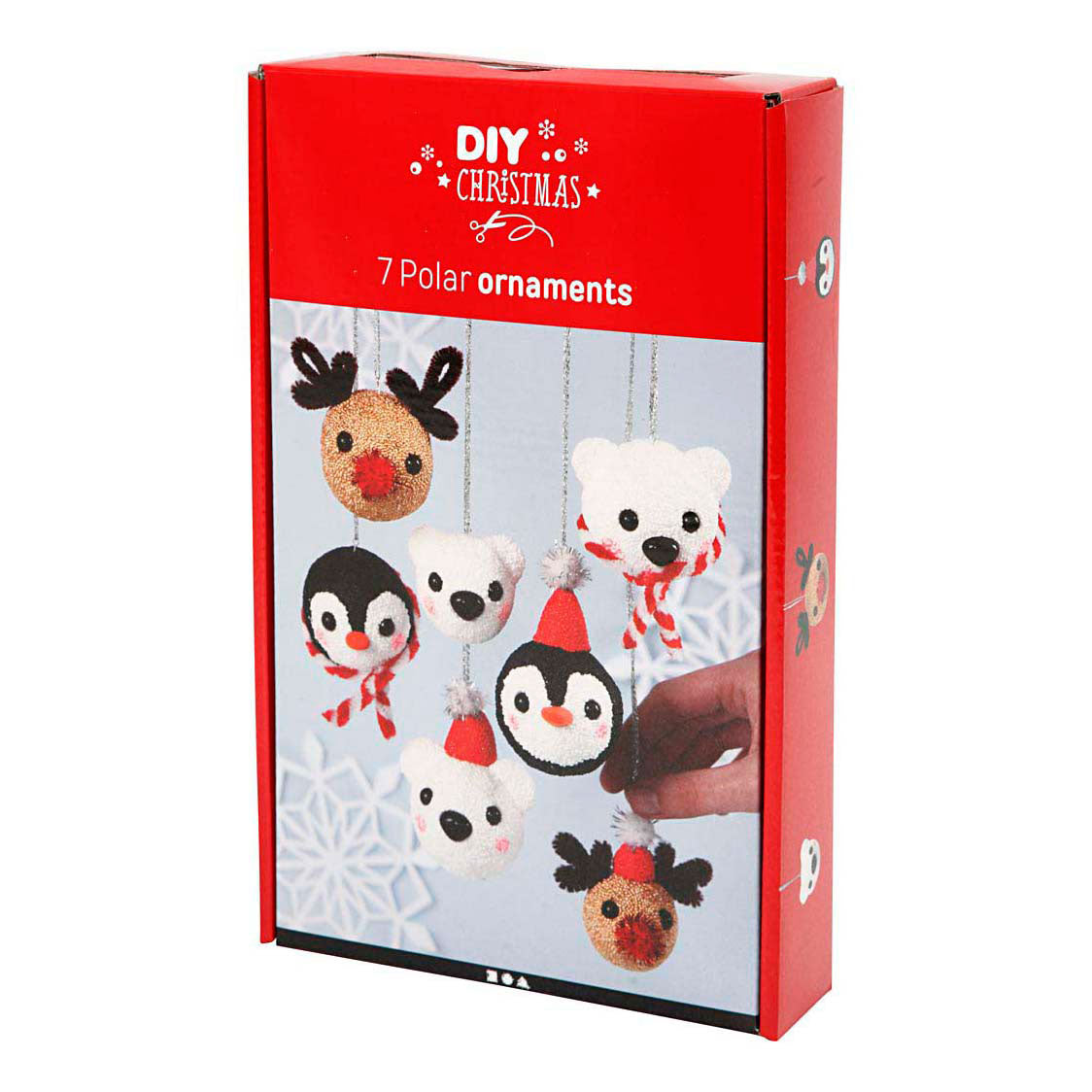 Foam clay hobbyset kersthangers boetseren
