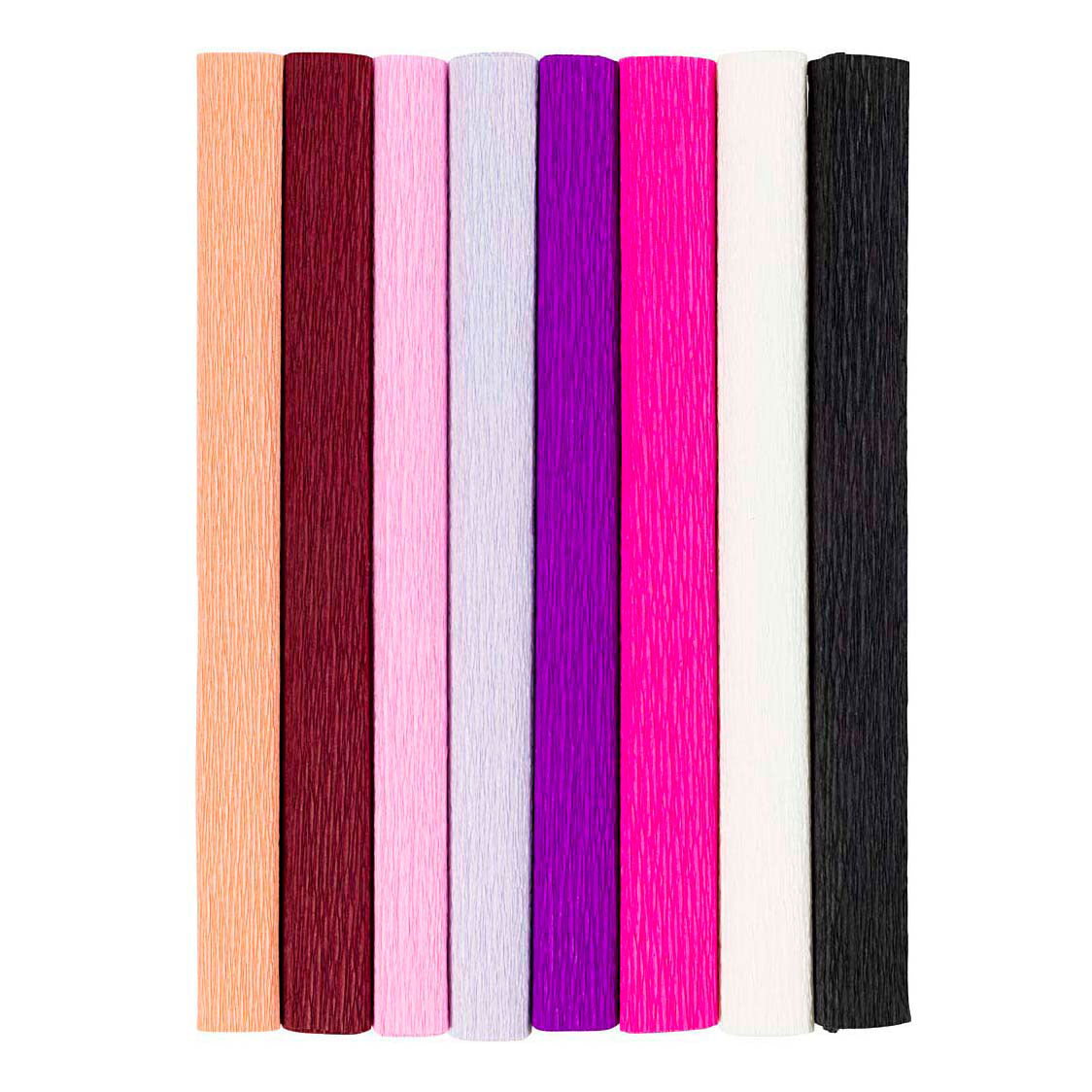 Creativ company crepepapier paars en roze harmonie - 8st.