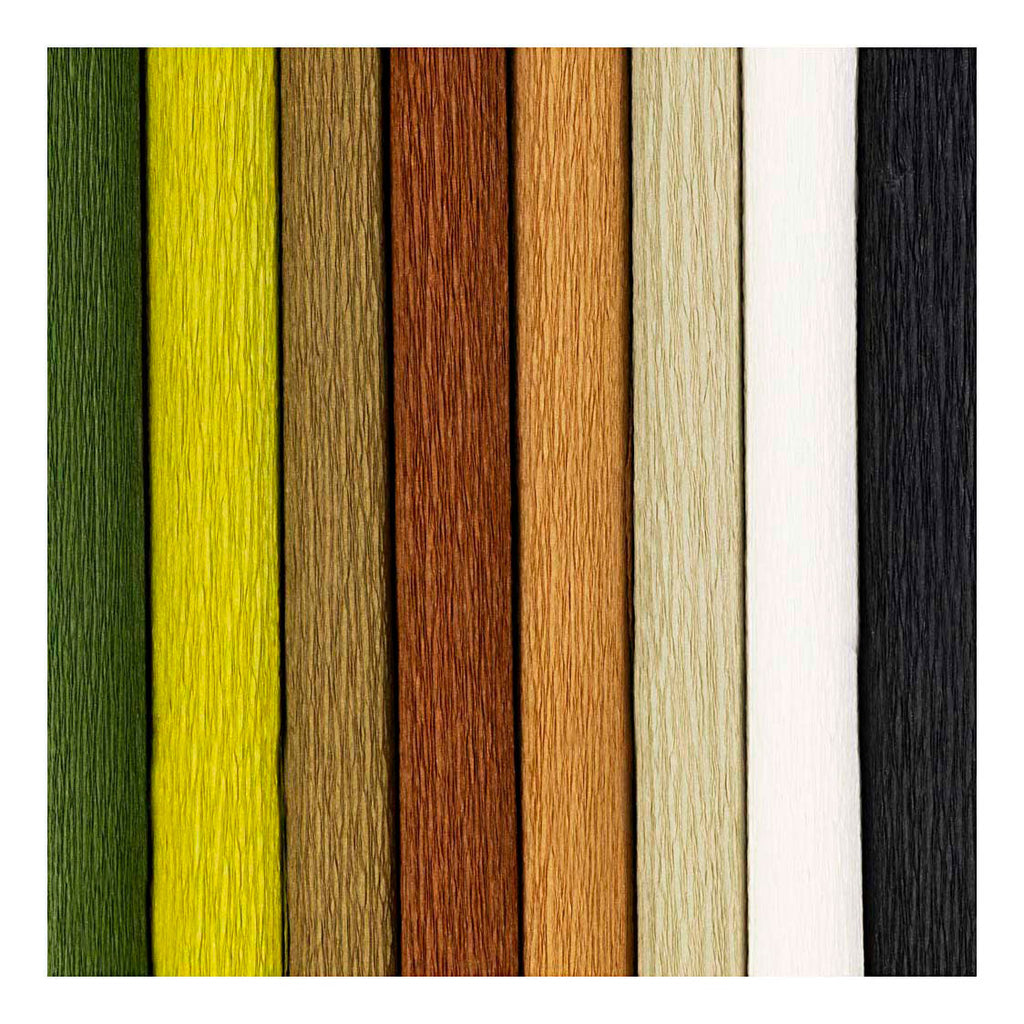 Creativ company crepepapier naturel - 8st.