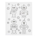 Creativ company schildercanvas met print robots - 24x30cm