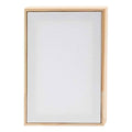 Creativ company gespannen canvas met lijst 280gr. 15,8x23,8cm - wit
