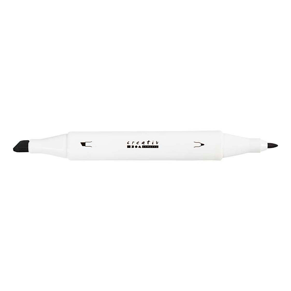 Creativ company tekenstift lijndikte 1+8mm natuurlijke kleuren - 12st.