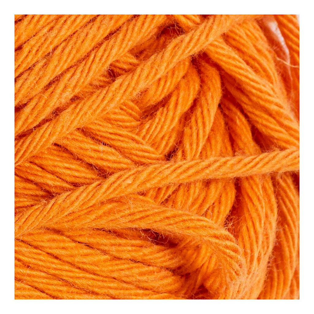 Creativ Company Baumwollgarn Stärke 8 8 l: 80-85 m orange - 50gr.