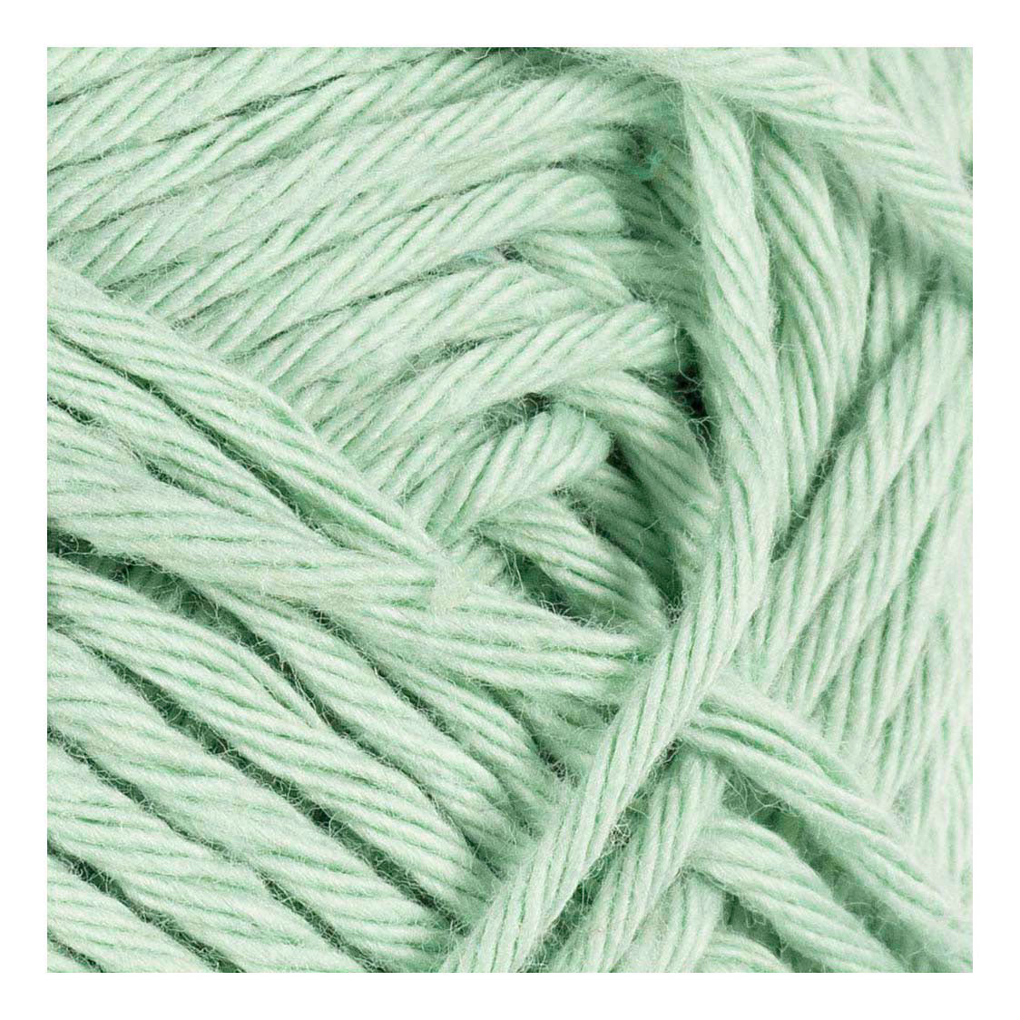 Creativ Company Baumwollgarn Stärke 8 8 l: 80-85 m mintgrün - 50 g.