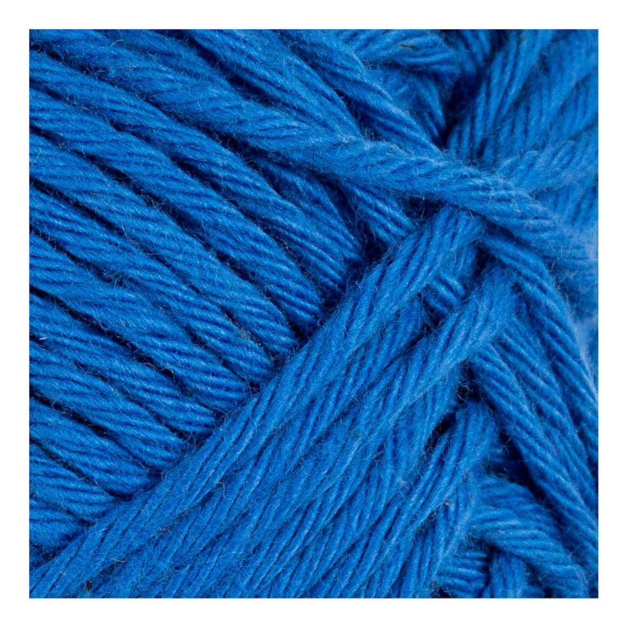 Creativ Company Baumwollgarn Stärke 8 8 l: 80-85 m Kobaltblau - 50 g.